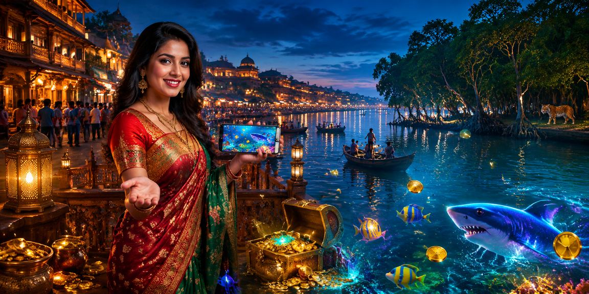 সুন্দরবন ফিশিং গেম ভিজ্যুয়াল